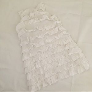 J. Crew Dresses - Crewcuts White Cotton Ruffle Dress J. Crew Dresses - Crewcuts White Cotton Ruffle Dress